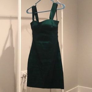 Metallic green formal/cocktail dress